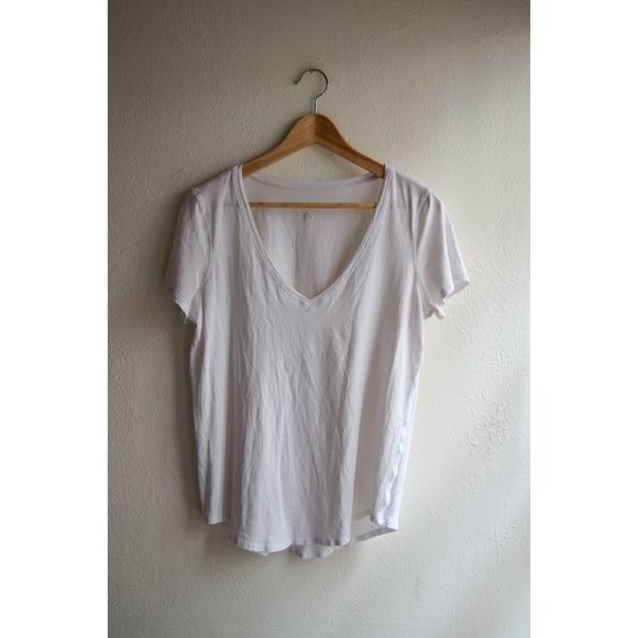 lululemon athletica Tops - Lululemon White T Shirt, Large
